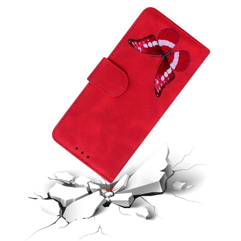 Flipové Pouzdro Na Xiaomi 11T / 11T Pro Ochranný Ochrana Proti Barevným Motýlům