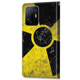 Flipové Pouzdro Na Xiaomi 11T / 11T Pro Radioaktivní Symbol