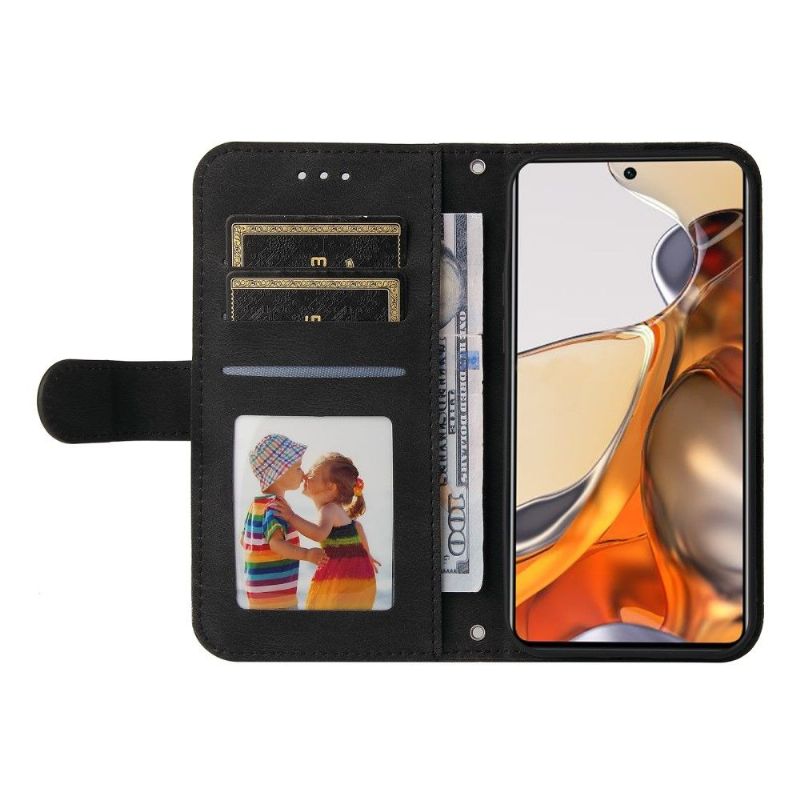 Flipové Pouzdro Na Xiaomi 11T / 11T Pro Retro Styl S Nýtem