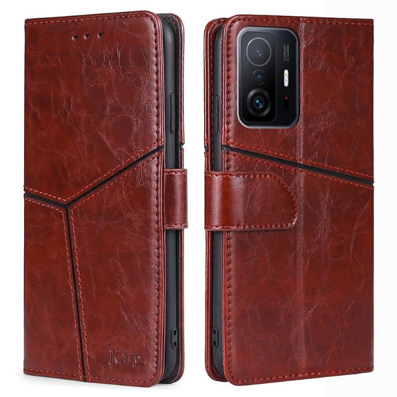 Flipové Pouzdro Na Xiaomi 11T / 11T Pro Retro Čáry