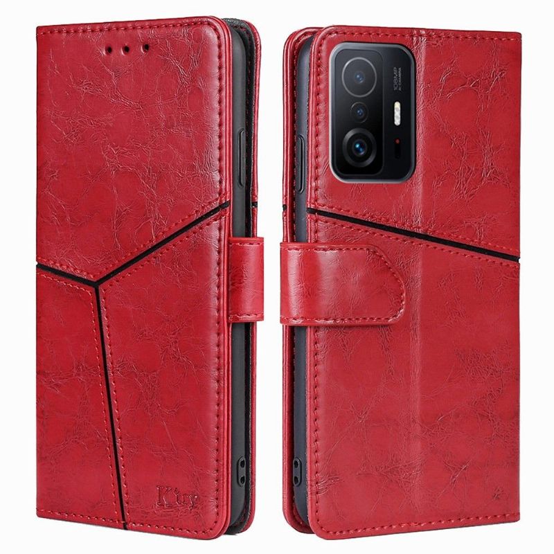 Flipové Pouzdro Na Xiaomi 11T / 11T Pro Retro Čáry