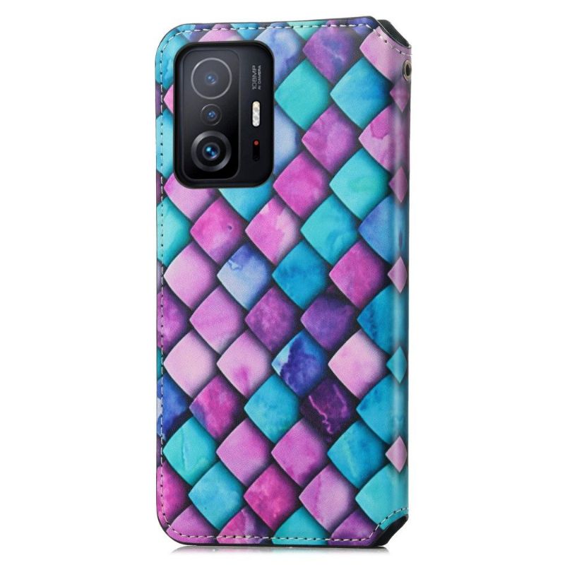 Flipové Pouzdro Na Xiaomi 11T / 11T Pro Styl Barevného Měřítka