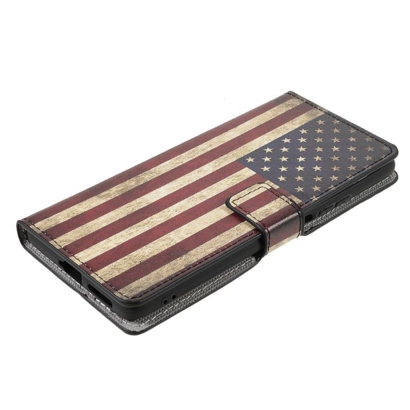 Flipové Pouzdro Na Xiaomi 11T / 11T Pro Vintage Americká Vlajka
