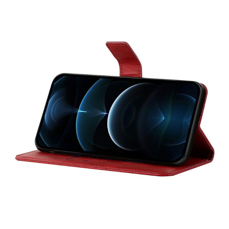 Flipové Pouzdro Na Xiaomi 11T / 11T Pro X Lines Z Imitace Kůže