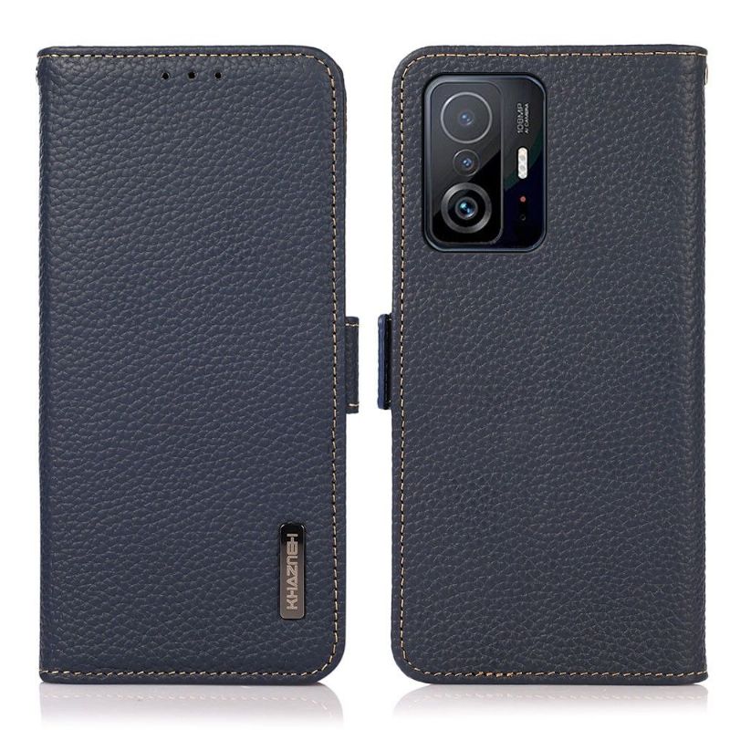 Flipové Pouzdro Na Xiaomi 11T / 11T Pro Zrnitá Kůže Khazneh