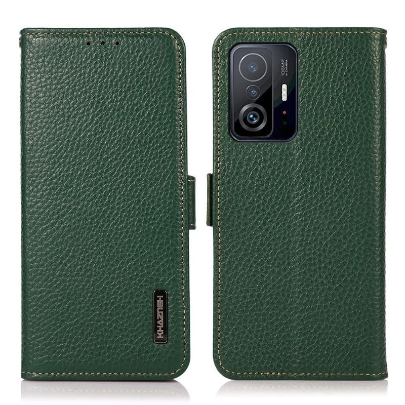 Flipové Pouzdro Na Xiaomi 11T / 11T Pro Zrnitá Kůže Khazneh