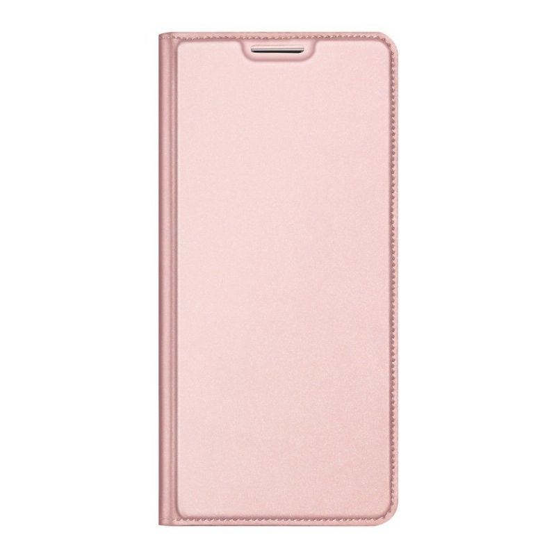 Kožené Pouzdro Folio Na Xiaomi 11T / 11T Pro Obchodní Saténový Efekt