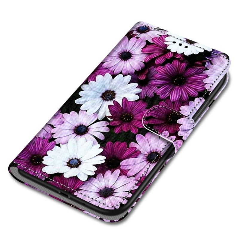 Kožené Pouzdro Na Xiaomi 11T / 11T Pro Barevné Sedmikrásky