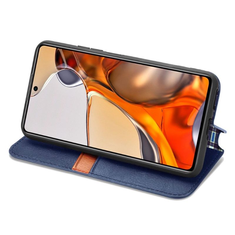 Kožené Pouzdro Na Xiaomi 11T / 11T Pro Držák Karty Kub Design