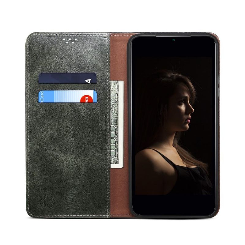 Kožené Pouzdro Na Xiaomi 11T / 11T Pro Ernestine Odkryté Švy