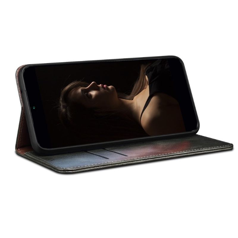 Kožené Pouzdro Na Xiaomi 11T / 11T Pro Ernestine Odkryté Švy