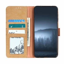Kožené Pouzdro Na Xiaomi 11T / 11T Pro Khazneh Retro Kožený Efekt
