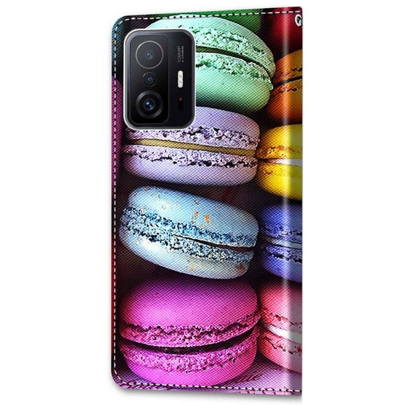 Kožené Pouzdro Na Xiaomi 11T / 11T Pro Makronky
