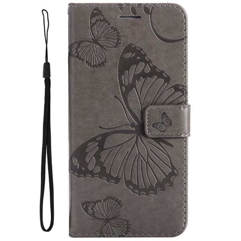 Kožené Pouzdro Na Xiaomi 11T / 11T Pro Motýli Podpůrných Funkcí