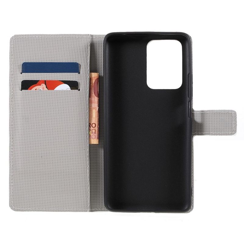 Kožené Pouzdro Na Xiaomi 11T / 11T Pro Spící Sova
