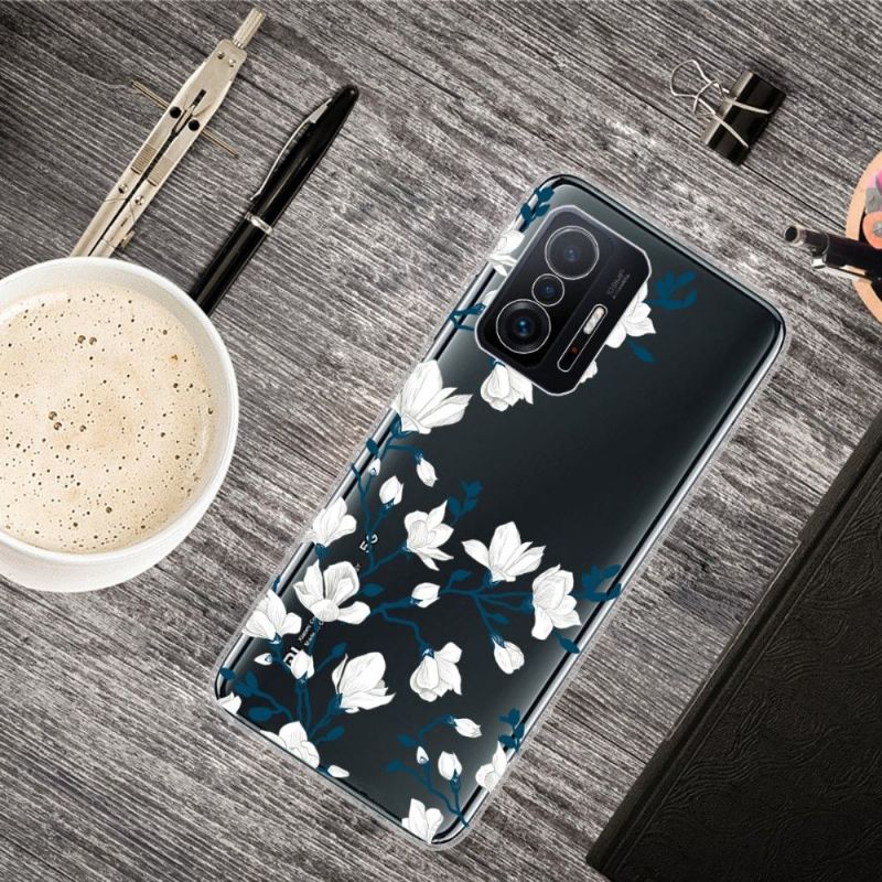 Kryt Na Xiaomi 11T / 11T Pro Bílé Květy