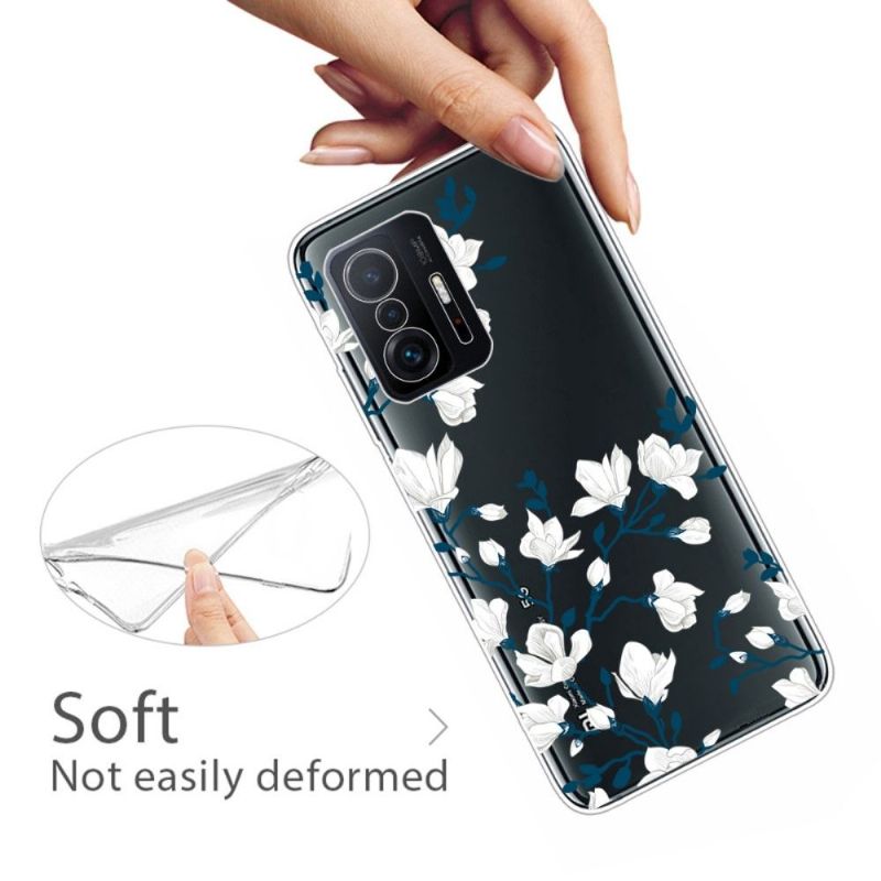 Kryt Na Xiaomi 11T / 11T Pro Bílé Květy