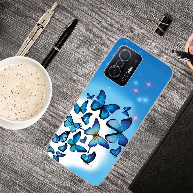 Kryt Na Xiaomi 11T / 11T Pro Modrí Motýli
