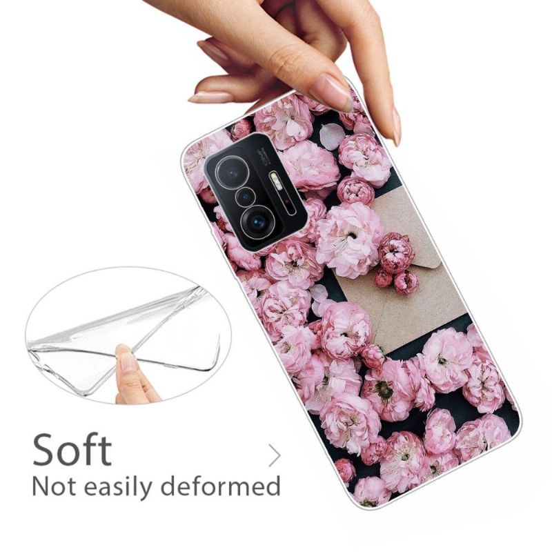 Kryt Na Xiaomi 11T / 11T Pro Růžový Květ