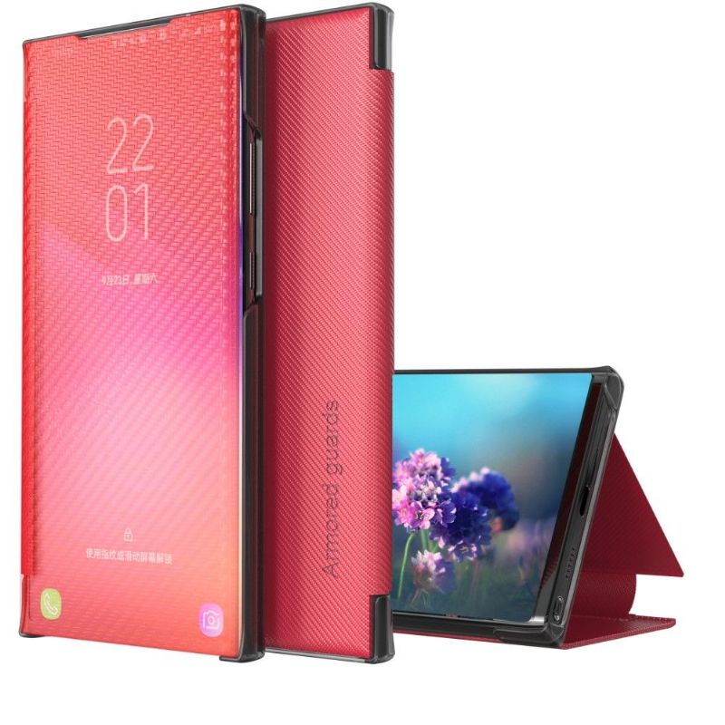 Kryty Na Mobil Na Xiaomi 11T / 11T Pro Flipové Pouzdro Uhlíkové Vlákno