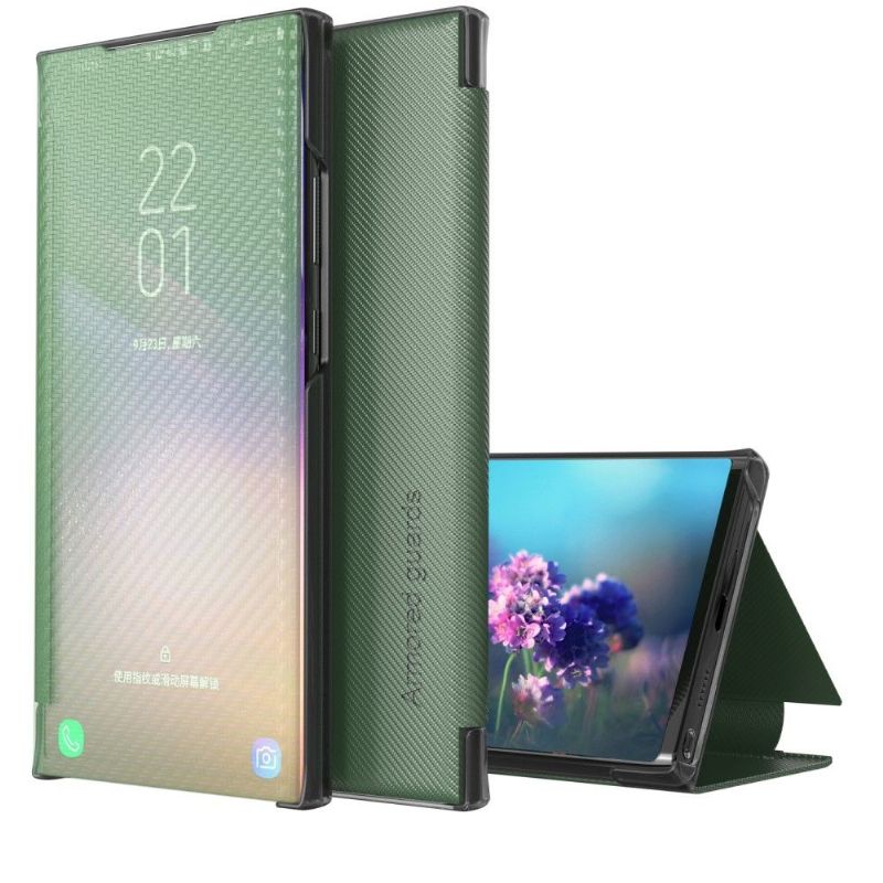 Kryty Na Mobil Na Xiaomi 11T / 11T Pro Flipové Pouzdro Uhlíkové Vlákno