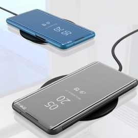 Kryty Na Mobil Na Xiaomi 11T / 11T Pro Flipové Pouzdro Zrcadlový Efekt