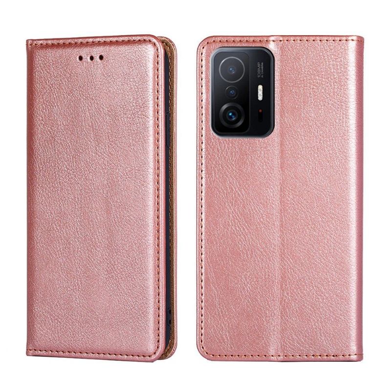 Kryty Na Mobil Na Xiaomi 11T / 11T Pro Flipové Pouzdro Čistá Umělá Kůže