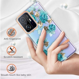Kryty Na Mobil Na Xiaomi 11T / 11T Pro Modrá Růže