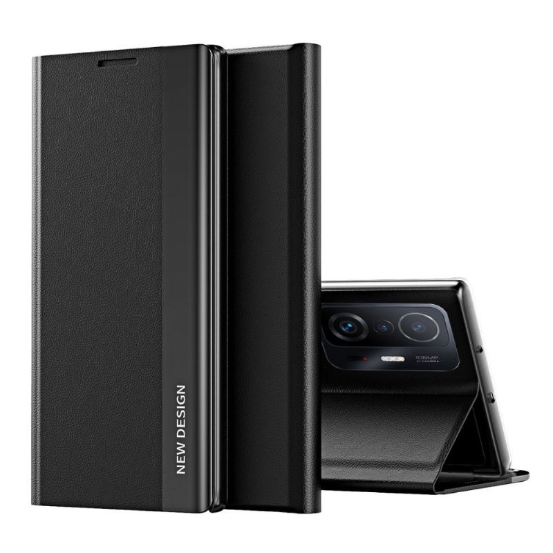 Pouzdra Na Xiaomi 11T / 11T Pro Obchodní Magnet S Koženým Efektem