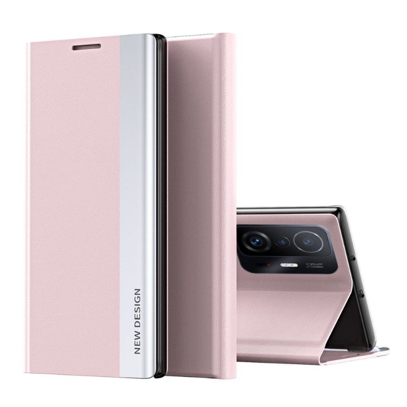 Pouzdra Na Xiaomi 11T / 11T Pro Obchodní Magnet S Koženým Efektem