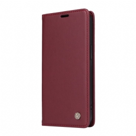 Kožené Pouzdro Folio Motorola Edge 50 Yikatu