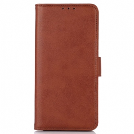 Kožený Kryt Motorola Edge 50 Kožený Efekt