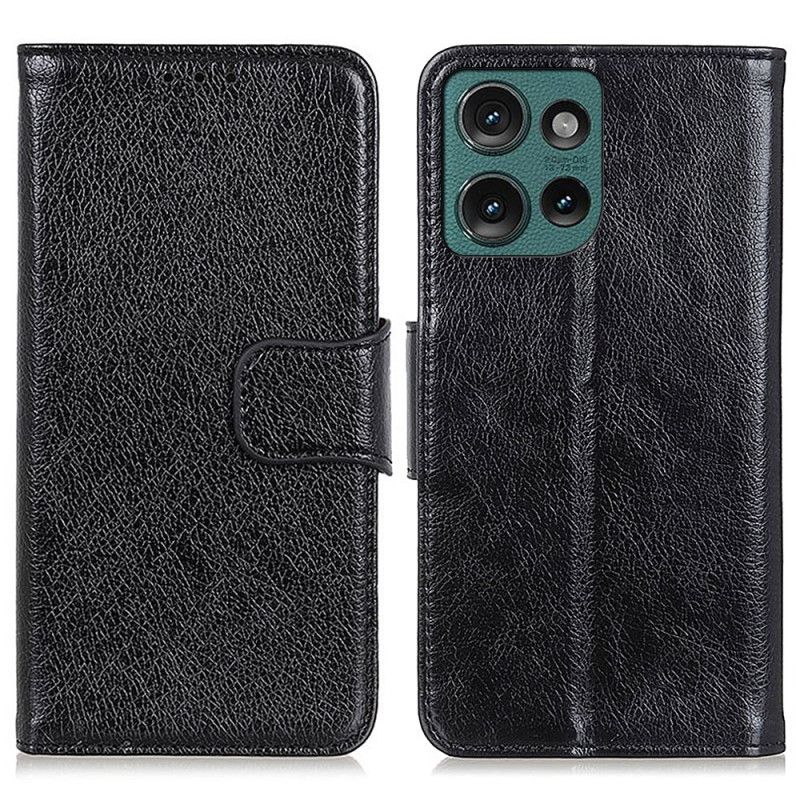 Kožený Kryt Motorola Edge 50 Textura Nappa