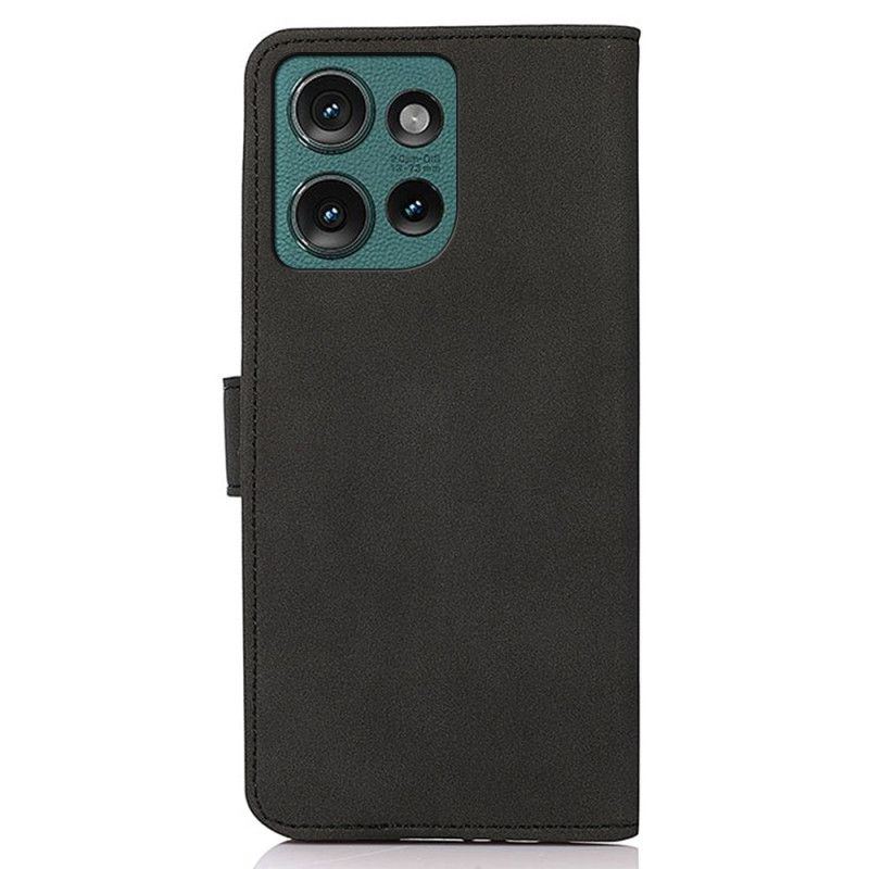 Kožený Kryt Motorola Edge 50 Vintage Khazneh
