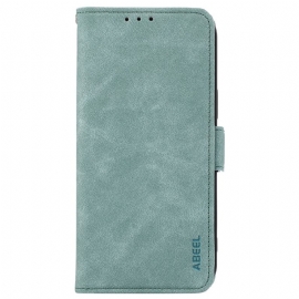 Peněženková Pouzdra Motorola Edge 50 Kryty Na Mobil Abeel Suede Effect