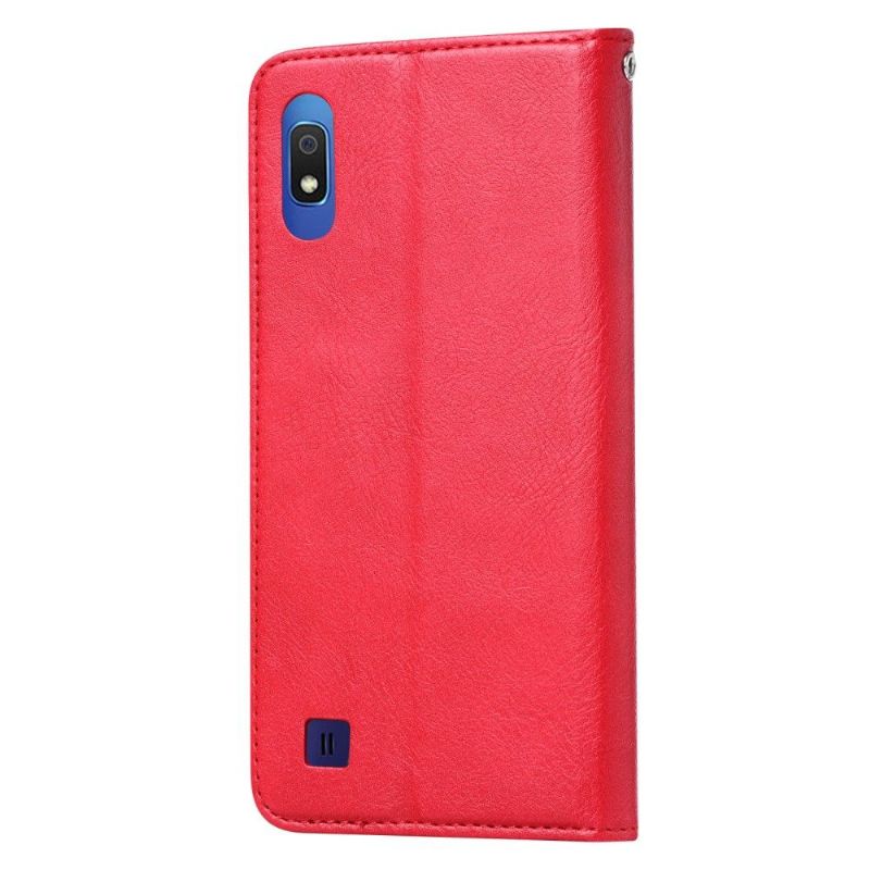 Flipové Pouzdro Na Samsung Galaxy A10 Kožený Stojánek Na Karty