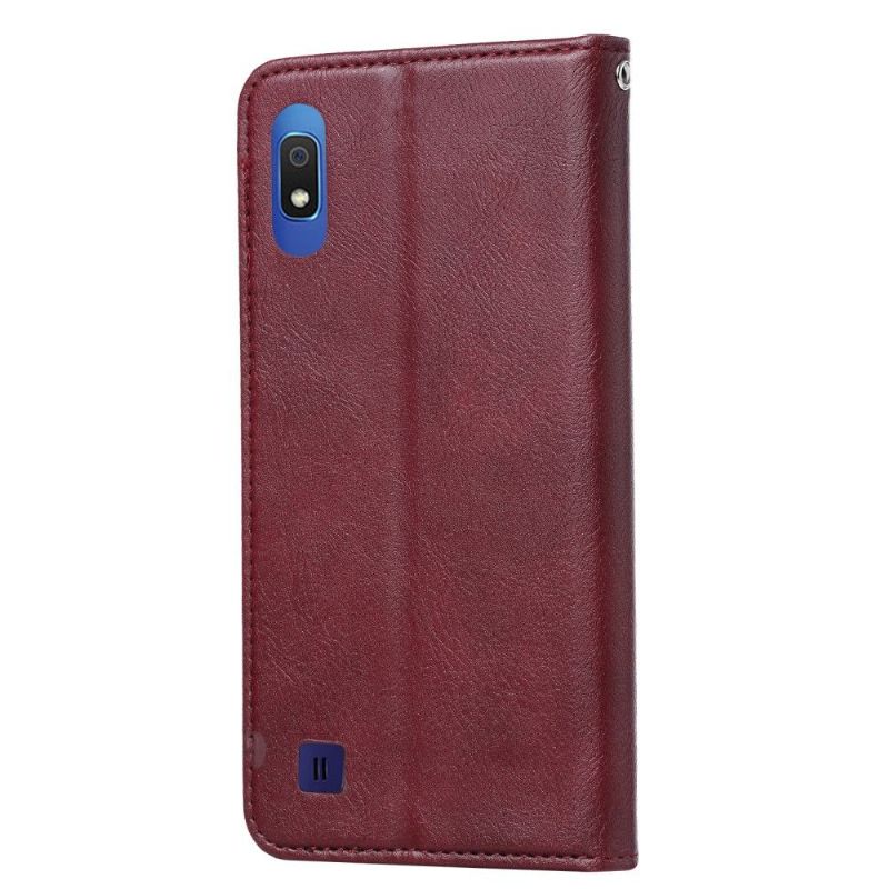 Flipové Pouzdro Na Samsung Galaxy A10 Kožený Stojánek Na Karty