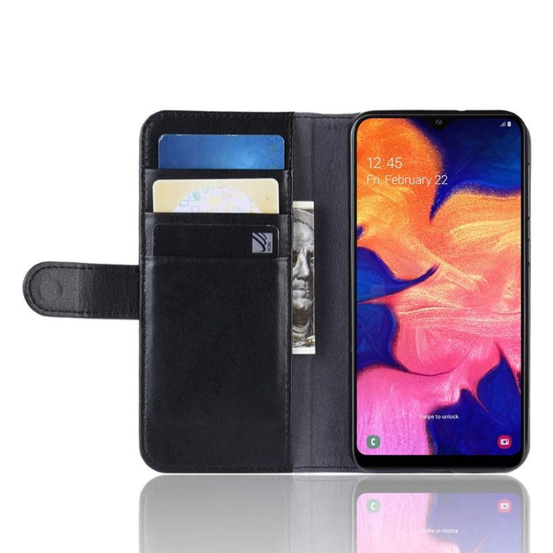 Flipové Pouzdro Na Samsung Galaxy A10 Prémiová Kůže