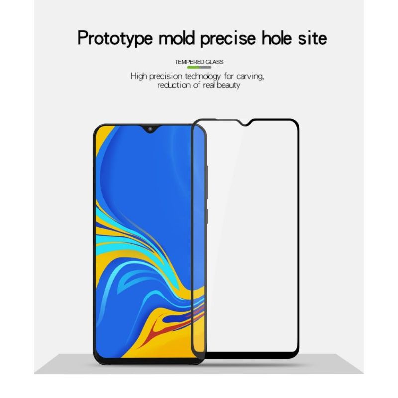 Samsung Galaxy A10 - Ochranné Tvrzené Sklo V Plné Velikosti - Černá