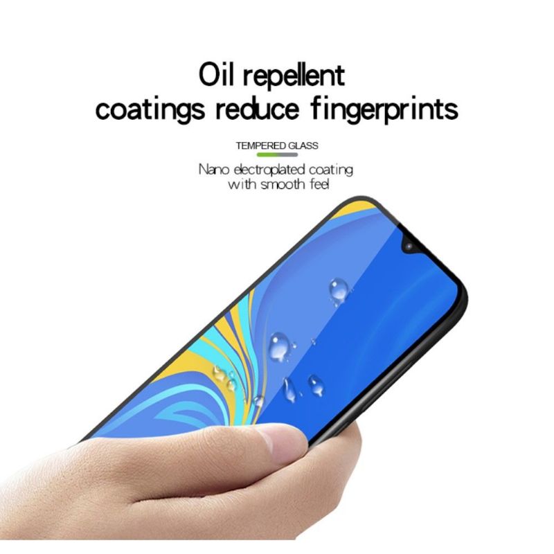 Samsung Galaxy A10 - Ochranné Tvrzené Sklo V Plné Velikosti - Černá