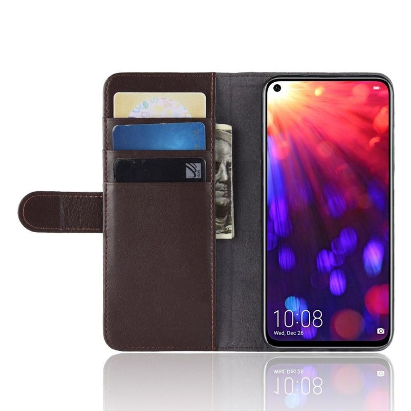 Kožené Pouzdro Folio Na Honor View 20 Prémiový Kožený Držitel Karty
