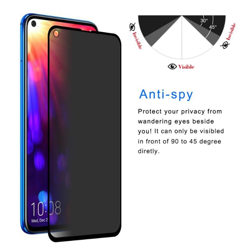 Kryty Na Mobil Na Honor View 20 - Tvrzené Sklo A Soukromý Filtr