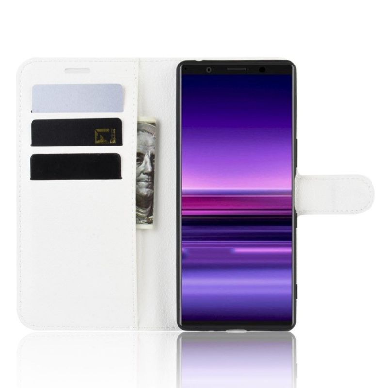 Flipové Pouzdro Na Sony Xperia 5 Styl Kůže