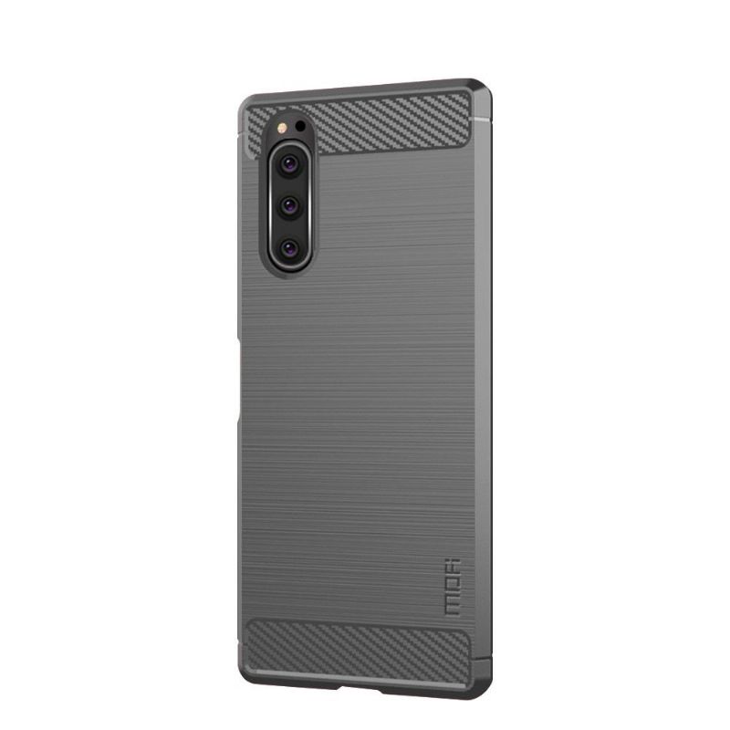 Kryt Na Sony Xperia 5 Kartáčovaný Efekt Mofi