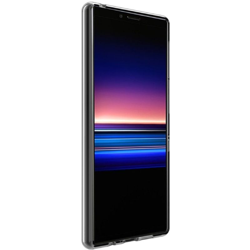 Kryt Na Sony Xperia 5 Transparentní Silikon