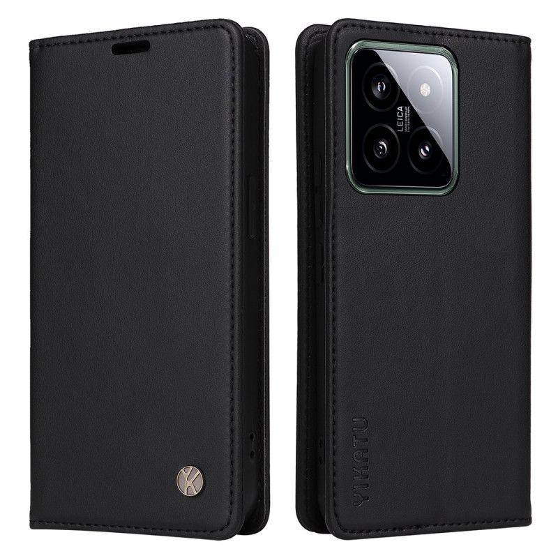 Kožené Pouzdro Folio Xiaomi 14 Yikatu