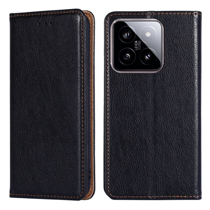 Kožené Pouzdro Xiaomi 14 Imitace Kůže