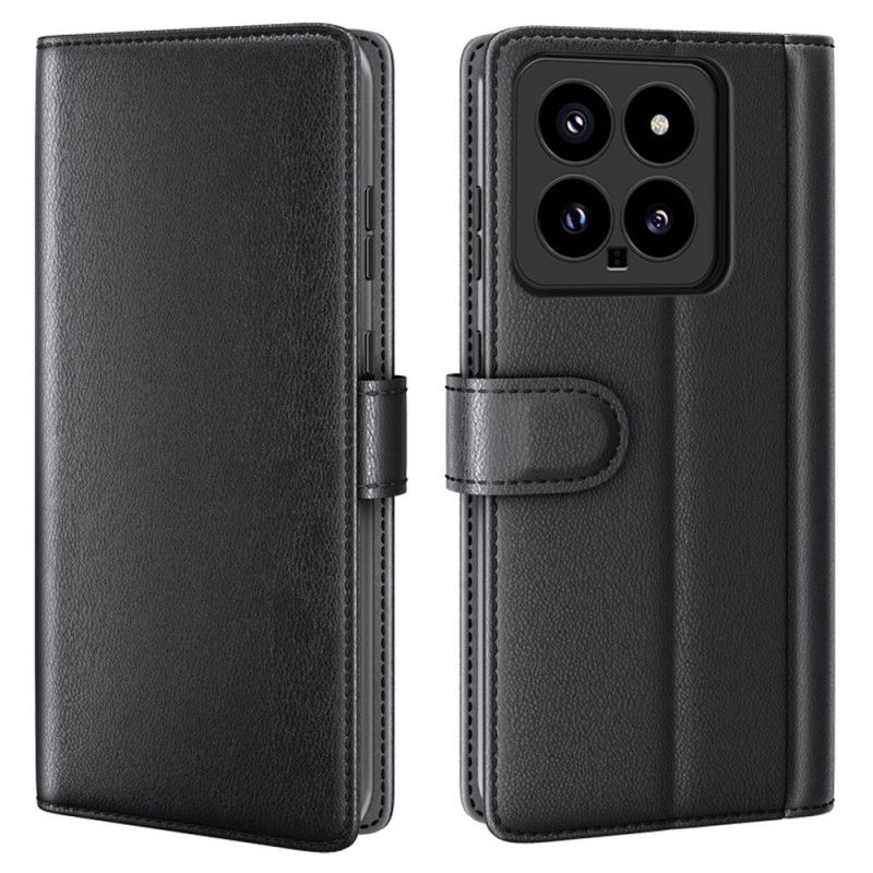 Kožený Kryt Na Xiaomi 14 Kůže