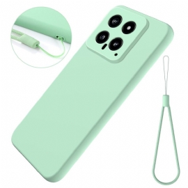 Kryt Xiaomi 14 Kryty Na Mobil Řemínek Z Tekutého Silikonu