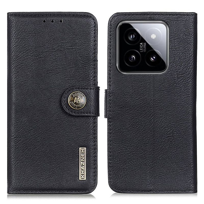 Peněženková Pouzdra Xiaomi 14 Kryty Na Mobil Klasický Chazneh